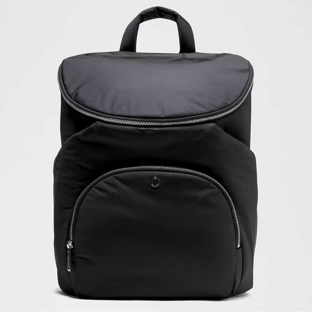 Lululemon New Parent Backpack - sheer oak/black hardware